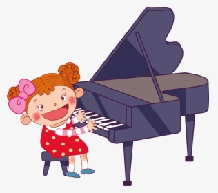 Transparent Piano Clipart Png - Play The Piano Cartoon, Png Download, Free Download