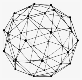 Net Earth - Geometric Lines Png, Transparent Png, Free Download