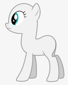 Drawing Ponies Eye - Mlp Fim Earth Pony Base, HD Png Download, Free Download