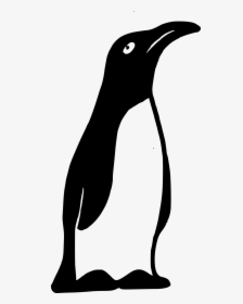 Penguin Clipart Black And White Free, HD Png Download, Free Download
