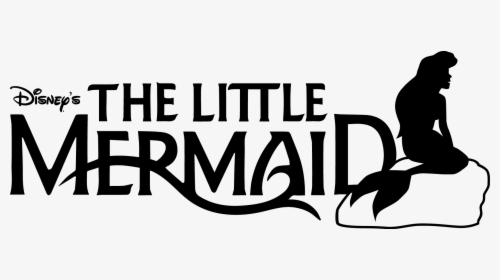 Transparent Little Mermaid Logo Png - Little Mermaid Logo Black And White, Png Download, Free Download