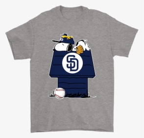 San Diego Padres Snoopy And Woodstock Resting Together - Brett Kavanaugh Shirt Beer, HD Png Download, Free Download