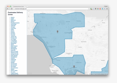 Postmates Regions, HD Png Download, Free Download