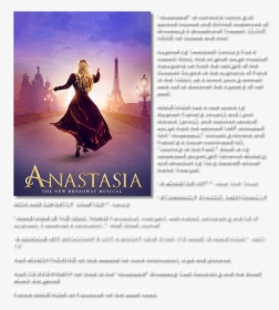 ﷯“anastasia” Is Currently Running To Packed Houses - Journey To The Past Anastasia Broadway, HD Png Download, Free Download