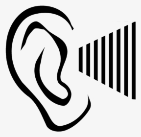 Audiology Icon - Sound Waves And Ear Png, Transparent Png, Free Download