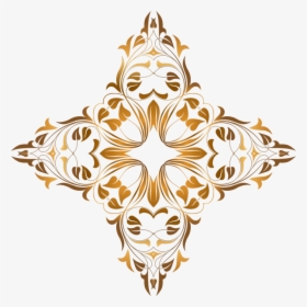 Ornament,leaf,symmetry - Motif Bunga Png, Transparent Png, Free Download