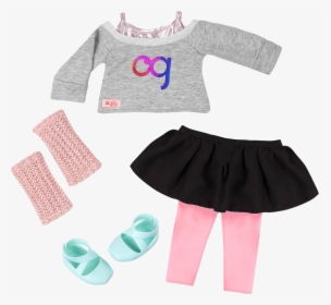 Warm Up Your Step Ballet Practice Outfit - Our Generation Dance Outfit, HD Png Download, Free Download