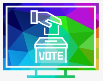 Icon Of Hand Putting Ballot In Voting Box - Graphic Design, HD Png Download, Free Download