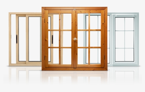 Find The Perfect Material For Your Windows - Wooden And Glass Window, HD Png Download, Free Download