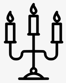 Candle Light Candelabra Christmas, HD Png Download, Free Download