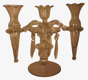 Cambridge Arms Candelabra Epergne Vases Three Light - Antique, HD Png Download, Free Download