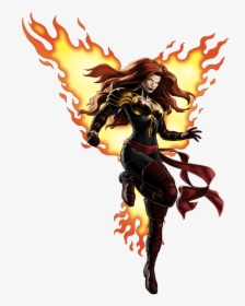 Phoenix Logo Marvel Png - Marvel Avengers Alliance Dark Phoenix, Transparent Png, Free Download