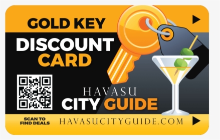 Havasu Gold Key Discount Card - Discount Card, HD Png Download, Free Download