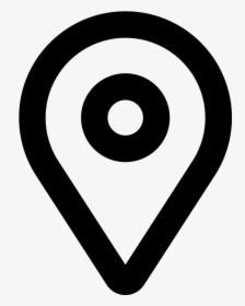 Icono Gps Blanco Png, Transparent Png, Free Download