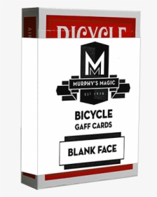 Tricks Blank Face Red Back Bicycle Cards Magic - Bicycle Playing Cards, HD Png Download, Free Download