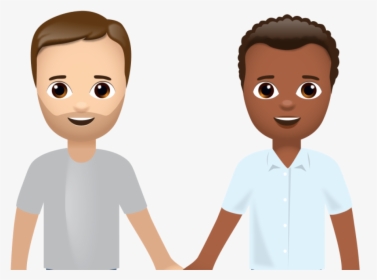 Interracial Emoji Love Wins After Global Campaign By - 2 Interracial Boys Holding Hands Emojis, HD Png Download, Free Download