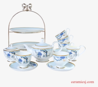 Creative Palace Coffee Set Suit European Ceramic Household - Saucer, HD Png Download, Free Download