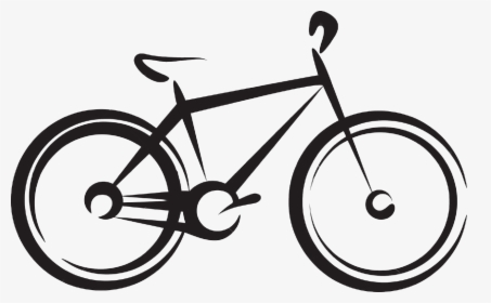 Bicycle Drawing With Man Simple, HD Png Download, Free Download