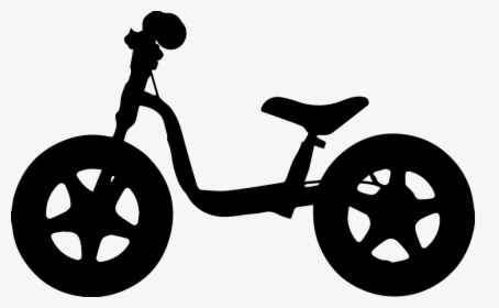Bicycle, Balance Bike, Bike, Silhouette, Sport, Balance - Balance Bike Clip Art, HD Png Download, Free Download