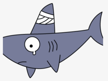 Sad Clipart Shark - Sad Shark Clipart Transparent Png, Png Download, Free Download