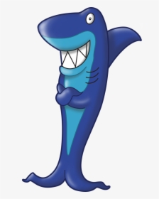 Let Me Drop Some Knowledge On You - Cartoon Shark Standing Up, HD Png Download, Free Download
