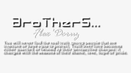 Png Text For Brothers, Transparent Png, Free Download