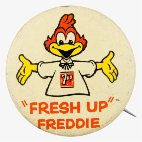 7up Fresh Up Freddie - Cartoon, HD Png Download, Free Download