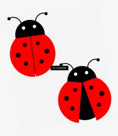 Red Ladybug Bugs Insects - Ladybug Drawing Png, Transparent Png, Free Download