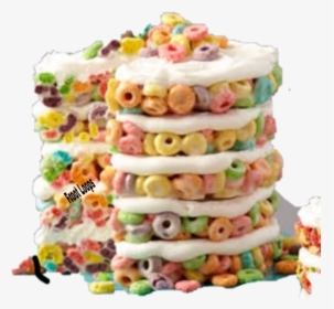 This Is A Froot Loop Cake It Looks Goood - Fruit Loops Cake Recipe, HD Png Download, Free Download