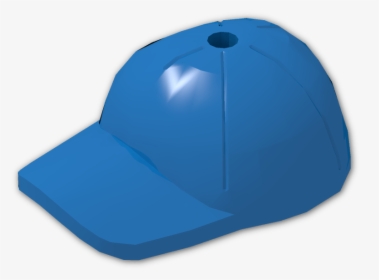 Minifig Cap With Short Arched Peak With Seams And Top - Baseball Cap, HD Png Download, Free Download