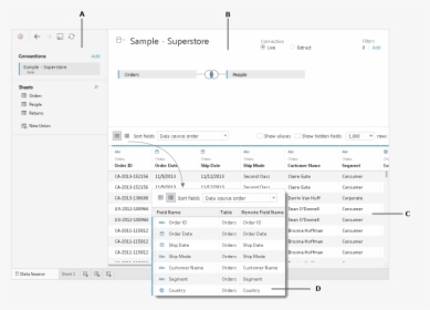 Metadata Grid Tableau, HD Png Download, Free Download
