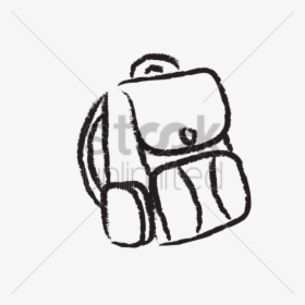 Transparent Backpack Clipart Png - Sketch, Png Download, Free Download