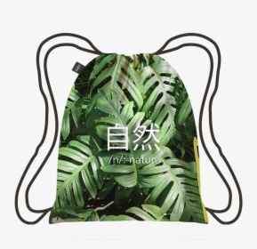 Transparent Drawstring Backpack Clipart - Tropical Leaves, HD Png Download, Free Download