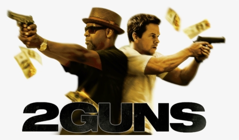 2 Pistolas Png - Mark Wahlberg 2 Guns, Transparent Png, Free Download