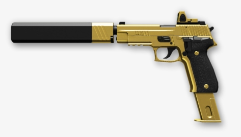 Clip Art Pistola Dourada - Sig Sauer P226 Warface, HD Png Download, Free Download
