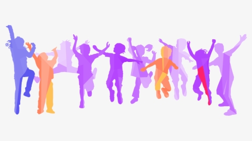 Kids Jumping Vector, HD Png Download, Free Download
