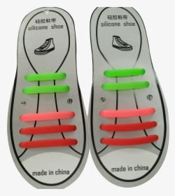 Pull Lock Elastic Silicone Silica Gel Shoelace For - Sock, HD Png Download, Free Download