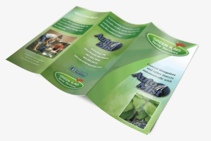 Green King Spray Service Print Design - Brochure, HD Png Download, Free Download