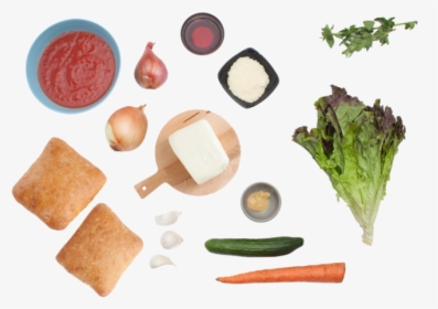 Pizza Image - Pizza Ingredients Top View Png, Transparent Png, Free Download