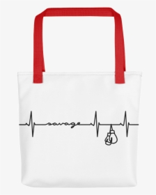 Pulse-logo Mockup Mockup Red - Tote Bag, HD Png Download, Free Download