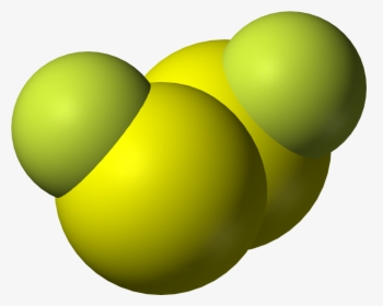 Disulfur Difluoride 3d Vdw - Symmetry, HD Png Download, Free Download