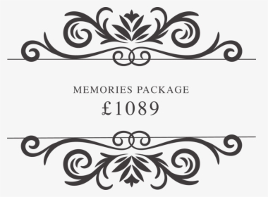 Memories - Borders Design Black And White Clipart, HD Png Download, Free Download