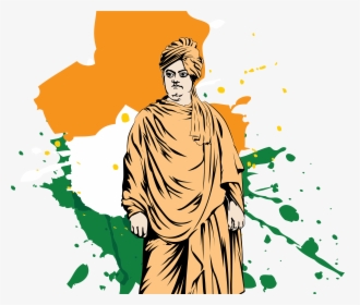 An Influence On Everyone From Mahatma Gandhi To Aldous - Art Of Swami Vivekananda, HD Png Download, Free Download