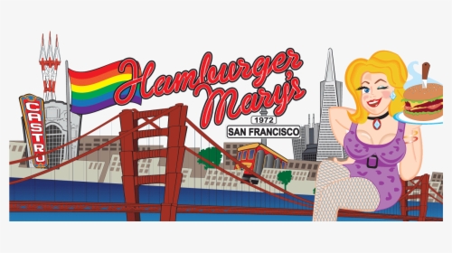 Hamburger Marys San Francisco Skyline - Hamburger Mary's Drag Brunch San Francisco, HD Png Download, Free Download
