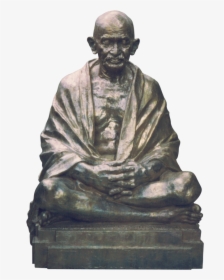 Gandhi Bust 3 Mahatma Gandhi Jayanti - Bronze Sculpture, HD Png Download, Free Download
