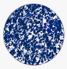 Cb07 Cobalt Blue Swirl Dinner Plate - Plate, HD Png Download, Free Download