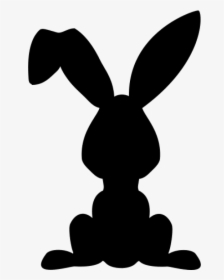 Free Png Download Easter Bunny Ears Silhouette Png - Easter Bunny Silhouette Svg, Transparent Png, Free Download
