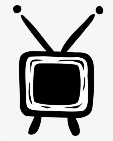 Vector Illustration Of Television Or Tv Set Telecommunication, HD Png Download, Free Download