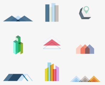 Abstract Architecture Logo Symbols - Logotipos De Inmobiliarias, HD Png Download, Free Download