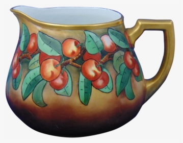 Bavaria Arts & Crafts Cherry Motif Cider/lemonade Pitcher - Ceramic, HD Png Download, Free Download
